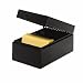 STEELMASTER Steel Card File Box, Fits 4 x 6 Index Cards, 900 Card Capacity, 6.5 x 5 x 8.5 Inches, Black (263846BLA)