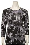 Misses Floral Print Knit Shirt