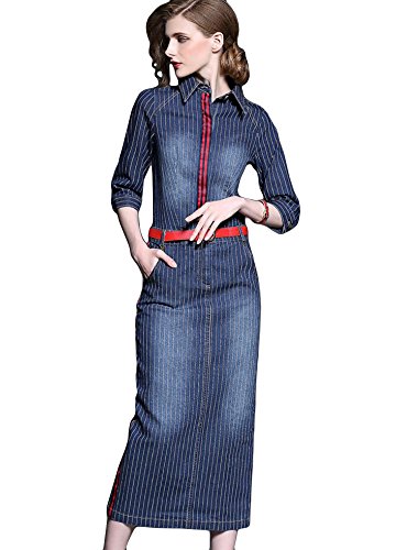 インディゴ M (a la mode)アラモード 大人 エレガント 高級 ストライプ デニム ロング丈 シャツワンピース 七分袖 パーティ ドレス フレア ワンピース お呼ばれ レディース 結婚式 二次会 大きいサイズ 披露宴 シャツワンピ ワンピ リボン ふんわり ガーリー キュート フォーマルワンピース ショート ショート丈 膝丈ワンピース ひざ丈 ミディアム ひざ丈 膝上 膝下 ハーフ丈 ミモレ丈 ミモレ 半端丈 ひざ下 ひざ上 膝下 膝上 マキシ丈ワンピース マキシ丈ワンピ マキシ丈 マキシワンピース マキシワンピ マキシ ロングワンピース ロングワンピ ロング ロングドレス ロング丈ドレス 長袖 長そで 半袖 半そで 7分袖 M L XL LL 2L 3L 4L 5L 6L XL XXL 8号 9号 10号 11号 13号 15号 17号 19号 21号 春 夏 秋 冬 ban02_wo_3067700 インディゴ M (a la mode)アラモード 大人 エレガント 高級 ストライプ デニム ロング丈 シャツワンピース 七分袖 パーティ ドレス フレア ワンピース お呼ばれ レディース 結婚式 二次会 大きいサイズ 披露宴 シャツワンピ ワンピ リボン ふんわり ガーリー キュート フォーマルワンピース ショート ショート丈 膝丈ワンピース ひざ丈 ミディアム ひざ丈 膝上 膝下 ハーフ丈 ミモレ丈 ミモレ 半端丈 ひざ下 ひざ上 膝下 膝上 マキシ丈ワンピース マキシ丈ワンピ マキシ丈 マキシワンピース マキシワンピ マキシ ロングワンピース ロングワンピ ロング ロングドレス ロング丈ドレス 長袖 長そで 半袖 半そで 7分袖 M L XL LL 2L 3L 4L 5L 6L XL XXL 8号 9号 10号 11号 13号 15号 17号 19号 21号 春 夏 秋 冬 ban02_wo_3067700