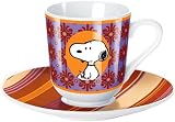 Produkt-Bild: United Labels 0103968 - Best of Snoopy-Roccoco Espresso Set Porzellan in pr&auml;mierter Geschenkverpackung 100 ml