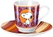 United Labels 0103968 - Best of Snoopy-Roccoco Espresso Set Porzellan in prämierter Geschenkverpackung 100 ml