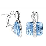 STUDIO 925: *BLUE LAGOON FIREBOLT EARRINGS*