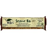 Oskri Organics Sesame Bars with Date Syrup and Fennel, 1.9-Ounce Bars (Pack of 18)