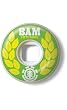 Element Skateboards Bam Leafage Skateboard Wheels - 53mm