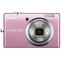 Nikon Coolpix S570 12MP Digital Camera with 5x Wide Angle Optical Vibration Reduction (VR) Zoom and 2.7-Inch LCD (Pink)