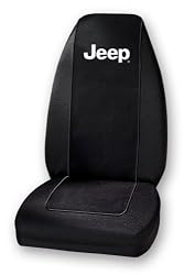 Jeep Logo Universal Bucket Seat Cover - Single