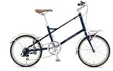 超特価!! SAAB 20インチ アルミフレーム ミニベロ 6段変速 AL-Minivelo 206 ブルー