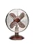 Deco Breeze Colored Metal Fan with Leopard Print