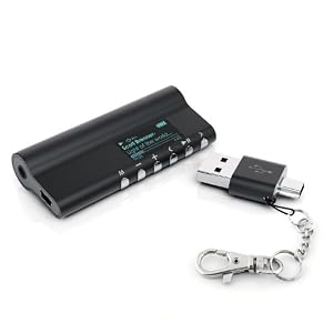 Coby Micro MP3 Player with LCD 4 GB Flash Memory MP301-4GBLK (Black)