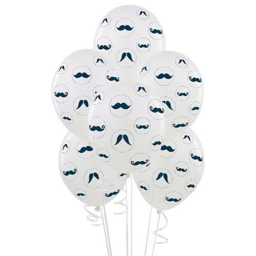 Check Out This Little Man Mustache Latex Balloons (6)