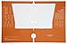 Five Star 4 Pocket Folder, 2 Pocket Folder Plus 2 Additional Pockets, Orange (72101)