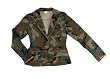 Women's Vintage Woodland Camouflage Blazer