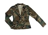 Womens Vintage Military Blazer Black