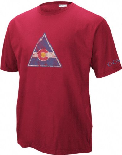 Colorado Rockies -Red- Vintage Logo Soda Rubber Shirt