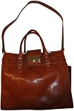 Women's Calvin Klein Purse Handbag Leather Tote Luggage Style No. H1ADC087