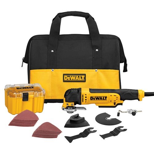 DEWALT DWE315K Multi Material Corded Oscillating Tool Kit