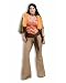 70s Hippie Outfit 60s Cher Halloween Costume Womens US Plus (up to sz 22)