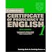 Cambridge Certificate of Proficiency in English 1 Student's Book with Answers: Examination papers from the University of Cambridge Local Examinations Syndicate: ... Examinations Syndicate (CPE Practice Tests)