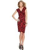 MICHAEL Michael Kors Dress, Cap Sleeve Printed Jersey