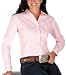 Wrangler Women's Tough Enough To Wear Pink Breast Cancer Awareness Long Sleeve,Pink,X-Large