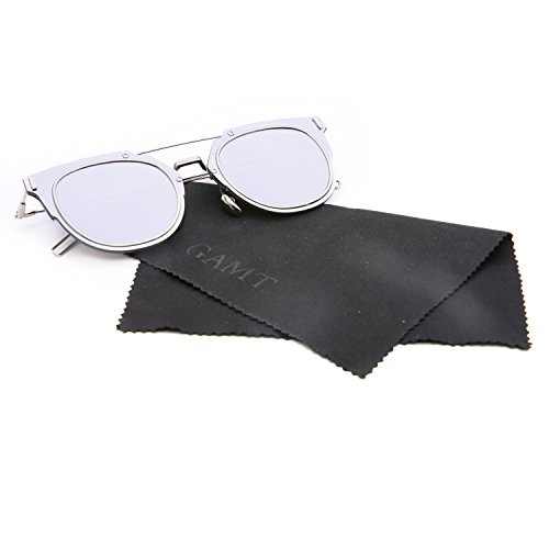 Gamt desginer vintage sunglasses retro full-rim metal f…