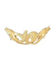 CleverEves 14K Gold Pendant Dolphins and Starfish 5.4 - Gram(s)
