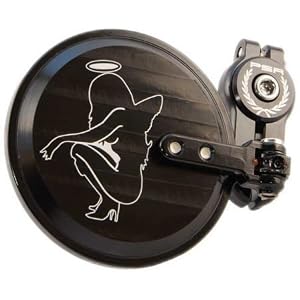 PSR Angel Folding Bar End Motorcycle Mirror Right Side by 