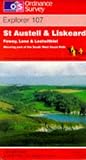 St.Austell and Liskeard: Fowey, Looe and Lostwithiel (Explorer Maps)
