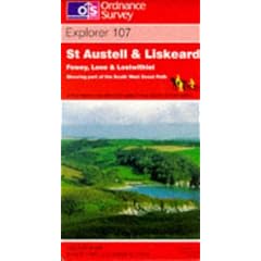 St.Austell and Liskeard: Fowey, Looe and Lostwithiel (Explorer Maps)
