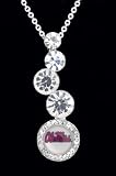 Journey Pendant Charm Medal with 18 Sterling Silver Chain Univesity of Mississippi Ole Miss Rebels