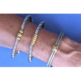 Heavy Twist Bangle Bracelet
