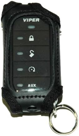 Viper 7656V 1-Way Remote and Leather Case Combo for Viper 5806V 5706V 5606V 4806V 4706V 4606V 3806V 3706V 3606V Systems