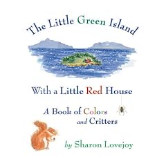 The Little Green Island with a Little Red House