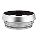 JJC LH-JX100 Silver Metal Lens Hood Adapter Ring for Fujifilm X100 X100S X100T Replace AR-X100