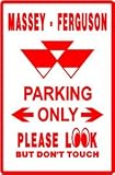 MASSEY-FERGUSON PARKING ONLY tractor sign