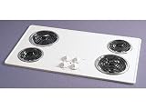 Frigidaire FEC36C4AC 36 Spill Saver Chrome Electric Cooktop (Chrome)