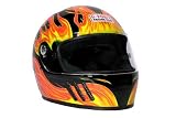 G-Force 3004MEDBK Eliminator X Black Medium Full Face Racing Helmet