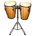 Musical Instruments : 9 Inch Oak Wood Conga Set