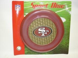 NEW San Francisco 49'ers Sport Disc NFL Frisbee Dog Toy