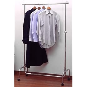 【クリックで詳細表示】山善(YAMAZEN) パイプハンガー MASH-1790(CR)： ホーム＆キッチン