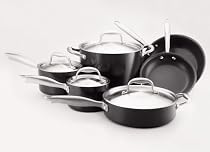 Anolon Nonstick Dishwasher Safe Titanium 10-Piece Cookware set