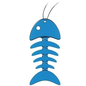 Blue Fish Bone Air Freshner - Ocean Fresh Sent