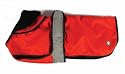 Danish Design The Ultimate 2 in 1 Dog Coat with Light Reflective Band (Red) (25cm - 10")