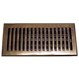 Brass Elegans Solid Brass 12x4” Contemporary Floor Register