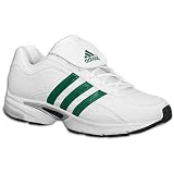 adidas Mens Excelsior 5 Trainer Low ( sz. 06.5, White/Forest/Metallic Silver )