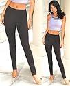 Cotton Spandex Leggings - Red - Medium
