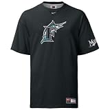 Nike Florida Marlins Black Tackle T-shirt