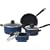 Living Plus Carbon Steel Cookware Set - Dark Blue