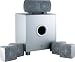 Dual LHT1000S 6-Piece Home Theater Speaker System, Silver