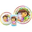 Dora The Explorer Dinnerware Set - 3 pcs kid Dinnerware Set